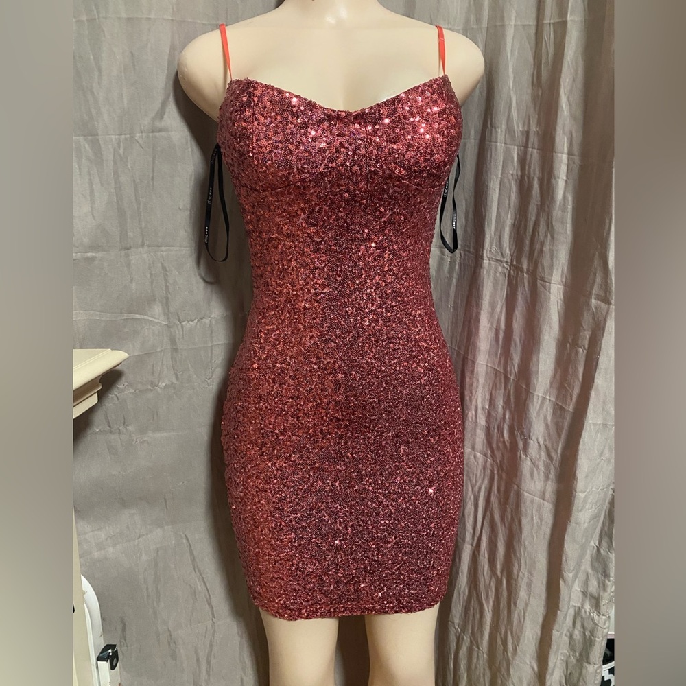 TFNC London sequin dress NWT